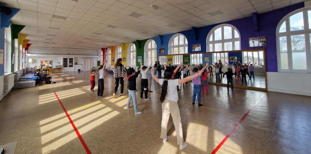répétitions de danse école saint Jean Baptiste Roubaix