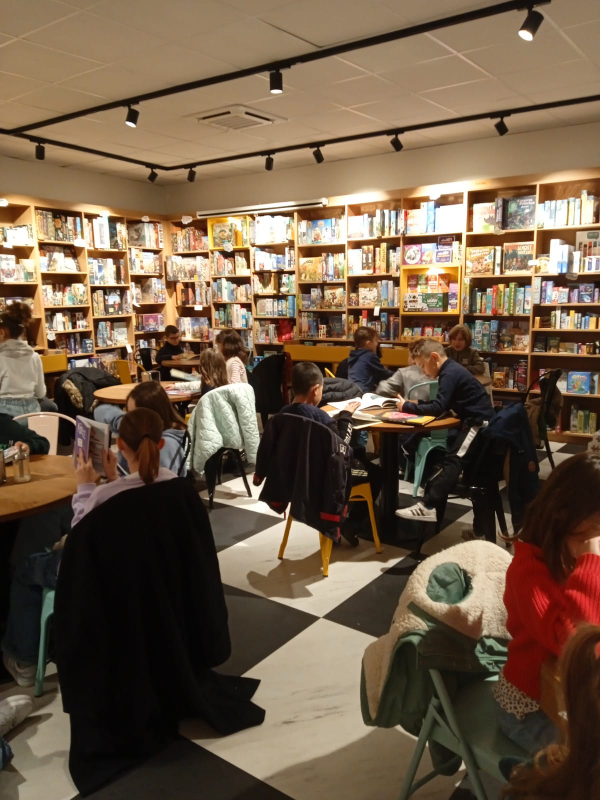 Visite de la librairie Combo à Roubaix